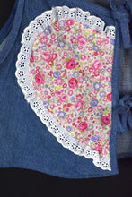 Load image into Gallery viewer, Reworked Denim Crop Top