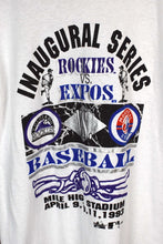 Load image into Gallery viewer, 1993 Colorado Rockies Vs Montreal Expos MLB T-shirt