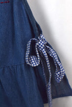 Load image into Gallery viewer, Reworked Lovehearts Denim Baby Doll Top
