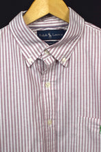 Load image into Gallery viewer, Reworked Cropped Ralph Lauren Brand Top