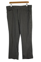 Load image into Gallery viewer, Grey Houndstooth Print Dress Pants