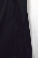 Load image into Gallery viewer, Black Lace-Detailed Slip Dress