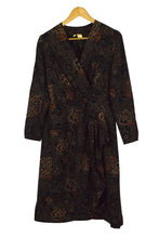 Load image into Gallery viewer, Black Floral Print Dress