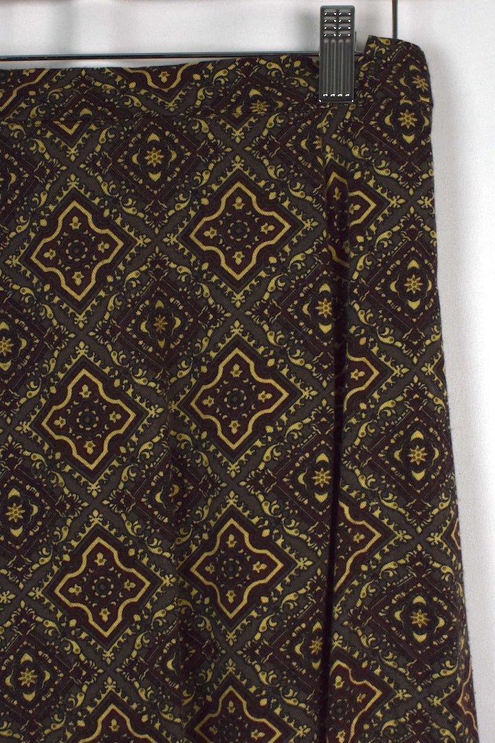 Reworked Diamond Pattern Skirt