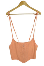 Load image into Gallery viewer, Reworked Ralph Lauren Band Corset Style Top