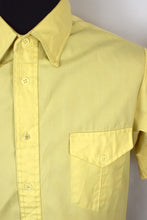 Load image into Gallery viewer, 80s Yellow Van Heusen Brand Shirt