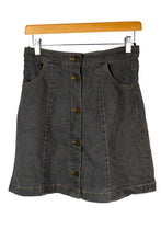 Load image into Gallery viewer, Grey Denim Mini Skirt