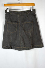 Load image into Gallery viewer, Grey Denim Mini Skirt
