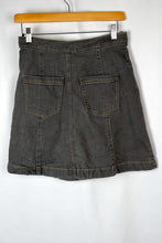 Load image into Gallery viewer, Grey Denim Mini Skirt