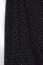 Load image into Gallery viewer, Black Polka Dot Midi Skirt
