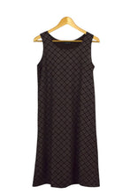 Load image into Gallery viewer, Brown Checkered Pattern Dress