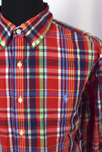 Load image into Gallery viewer, Red Ralph Lauren Brand Checkered Shirt