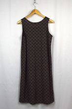 Load image into Gallery viewer, Brown Checkered Pattern Dress