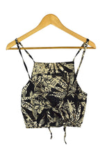 Load image into Gallery viewer, Reworked Leaf Floral Print Tie Up Top