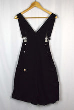Load image into Gallery viewer, Black Denim Overalls