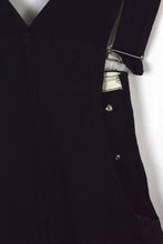 Load image into Gallery viewer, Black Denim Overalls