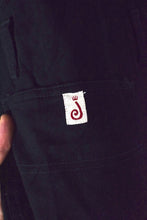 Load image into Gallery viewer, Black Denim Overalls