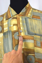 Load image into Gallery viewer, Ex-Club Brand Abstract Print Shirt