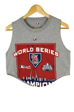 Load image into Gallery viewer, Reworked 2011 St Louis Cardinals MLB Crop T-Shirt
