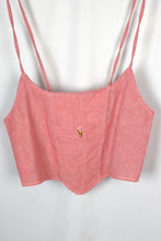 Load image into Gallery viewer, Reworked Ralph Lauren Brand Corset Top