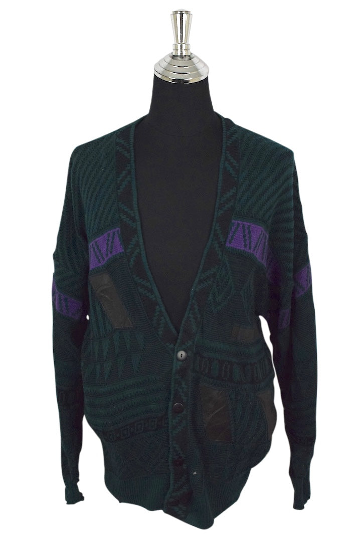 Abstract Knitted Cardigan