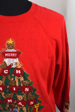 Load image into Gallery viewer, Teddy Bear Christmas Sweatshirt