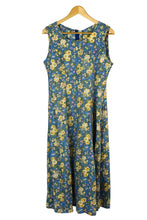 Load image into Gallery viewer, Reworked Blue Floral Dress
