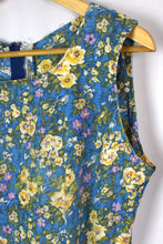 Load image into Gallery viewer, Reworked Blue Floral Dress