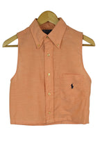 Load image into Gallery viewer, Reworked Ralph Lauren Brand Crop Top