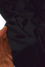 Load image into Gallery viewer, Black Leaf Print Skirt