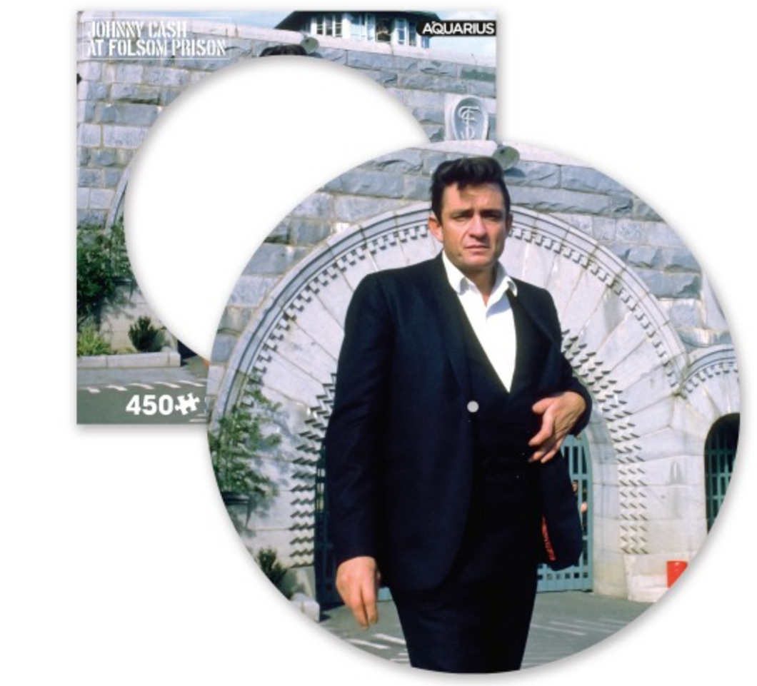 Johnny Cash Folsom Prison 450pc Disc Puzzle