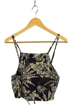 Load image into Gallery viewer, Reworked Leaf Floral Print Tie Up Top