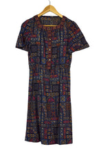 Load image into Gallery viewer, Reworked Abstract Print Dress
