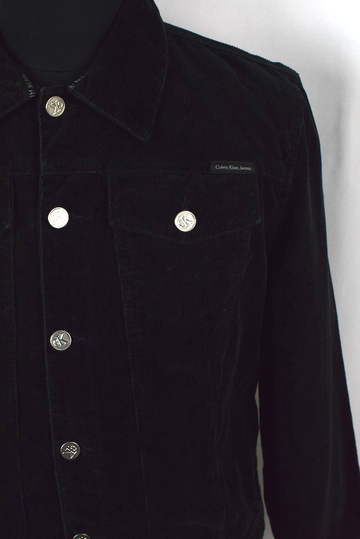 Black Calvin Klein Corduroy Jacket