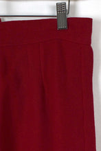 Load image into Gallery viewer, Ladies Red Wool Skirt