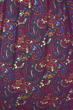 Load image into Gallery viewer, 90s Paisley Print Skirt