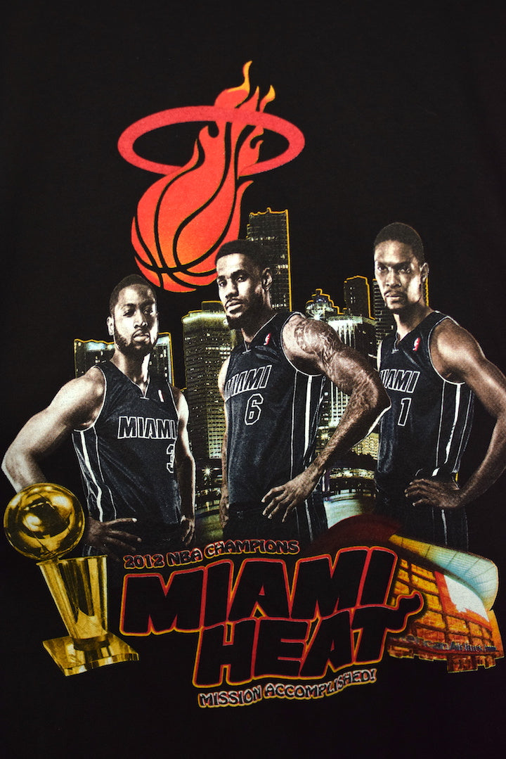 DEADSTOCK 2012 Miami Heat NBA Champions T-shirt