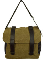 Load image into Gallery viewer, NEW Canvas Satchel Bag with Faux Leather Straps (Available in 3 colours)