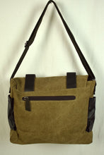 Load image into Gallery viewer, NEW Canvas Satchel Bag with Faux Leather Straps (Available in 3 colours)