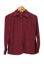 Load image into Gallery viewer, Red Abstract Print Blouse