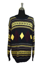 Load image into Gallery viewer, DEADSTOCK Navy Blue knitted Jumper