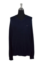 Load image into Gallery viewer, Navy Tommy Hilfiger Brand Knitted Jumper

