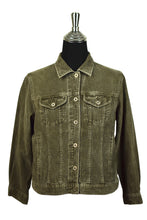 Load image into Gallery viewer, Grey Ladies Corduroy Jacket