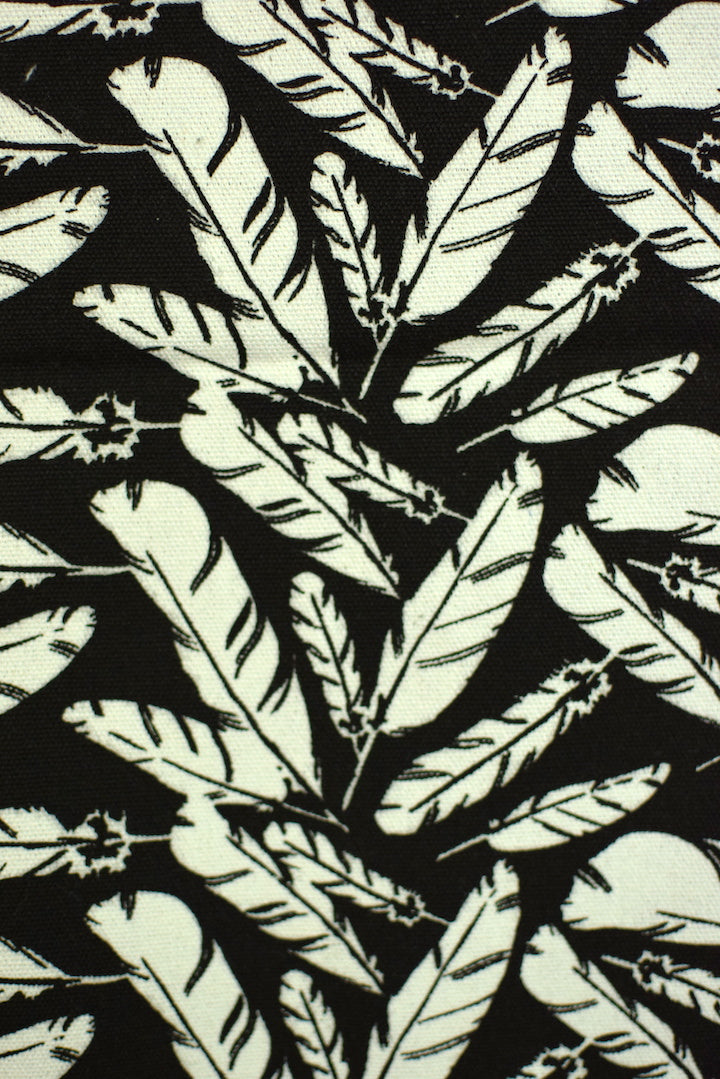 NEW Feather Print Tote Bag