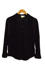 Load image into Gallery viewer, 80s/90s American Spectator Brand Velour Blouse