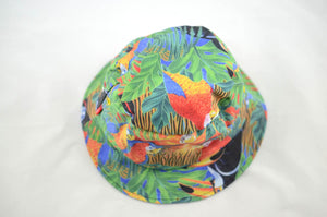 NEW Parrot Print Bucket Hat