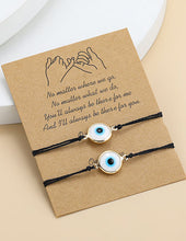 Load image into Gallery viewer, Evil Eye Friendship Bracelet Set

