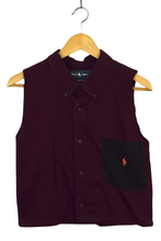Load image into Gallery viewer, Reworked Cropped Ralph Lauren Brand Top
