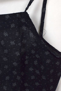 Reworked Floral Print Tie Up Top