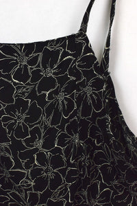 Reworked Floral Print Tie Up Top